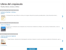 Tablet Screenshot of librosdelcrepusculo.net